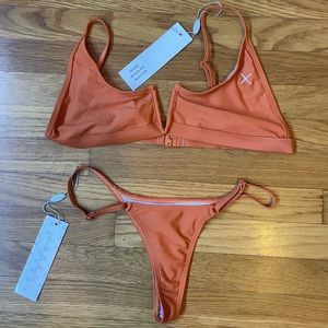 BOUTINE LA Orange bikini set